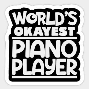 piano player Sticker